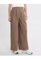 Pantalón Amplio Sartorial Alotech  Para Mujer Beige Atmos de Atmos