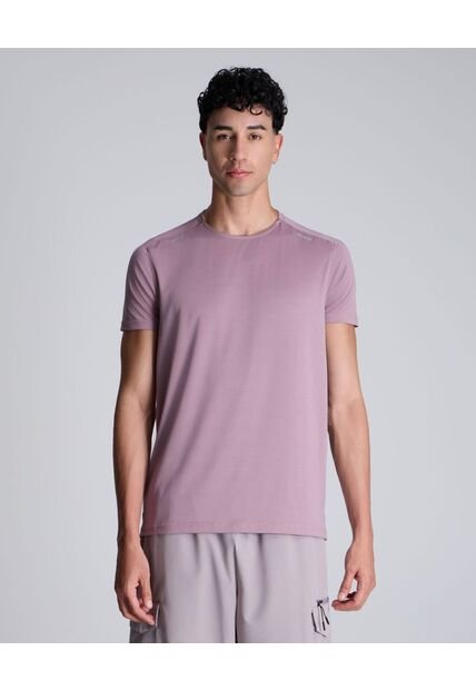 Camiseta Para Hombre Manga Corta Color Lila Marca Atmos #32090134