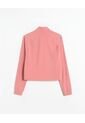 Buzo Cuello Alto Con Bolsillos  Para Mujer Rosa Atmos de Atmos
