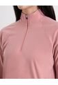 Buzo Cuello Alto Con Bolsillos  Para Mujer Rosa Atmos de Atmos