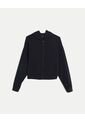 Buzo Crop Con Capota  Para Mujer Negro Atmos de Atmos