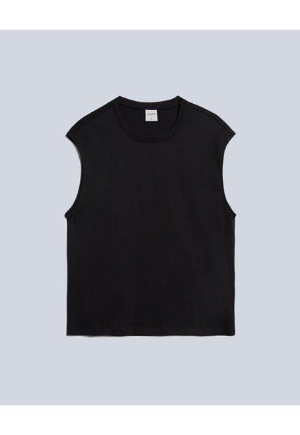 Camiseta Para Hombre Manga Sisa Cuello Redondo Color Negro Marca Atmos #32090180