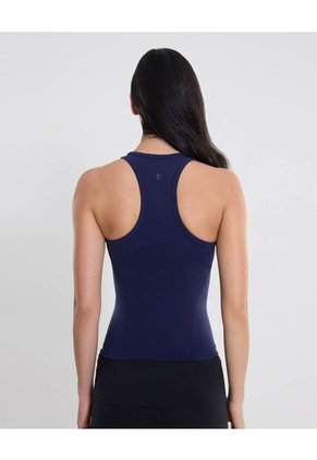 Camiseta Ajustada Training Aerius Skin Para Mujer  Deportiva  Color Azul Marca Atmos
