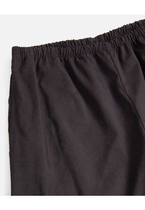 Pantalón Amplio Microconfort Fluido Para Mujer Negro Atmos