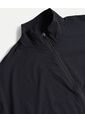 Chaqueta Rompevientos Con Elástico En Inferior  Para Mujer Negro Atmos de Atmos