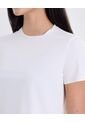 Camiseta Manga Corta Boxy  Para Mujer Blanco Atmos de Atmos