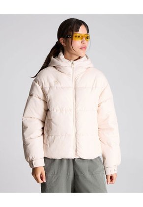 Chaqueta Para Mujer Acolchada Color Beige Marca Atmos #31080027