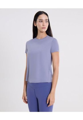 Camiseta Training Con Bonding  Para Mujer Lila Atmos
