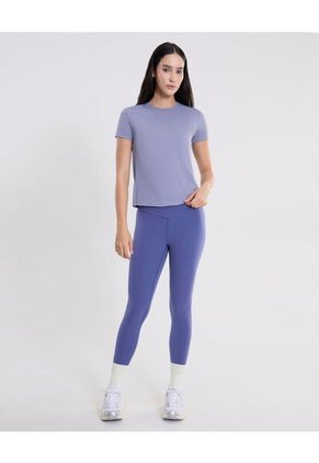 Camiseta Training Con Bonding  Para Mujer Lila Atmos