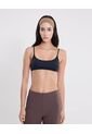 Top Deportivo Ajuste Posterior  Para Mujer Negro Atmos de Atmos