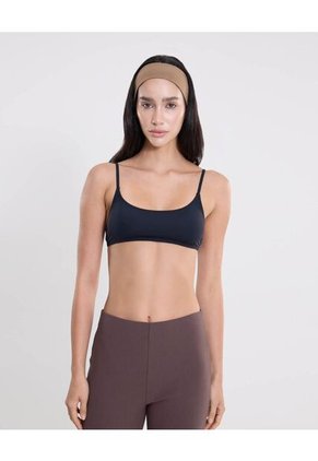 Top Deportivo Ajuste Posterior Para Mujer Negro Atmos