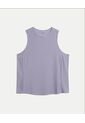 Camiseta  Para Mujer Manga Sisa Cuello Redondo Color Lila Marca Atmos #31090349 de Atmos