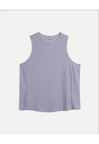 Camiseta  Para Mujer Manga Sisa Cuello Redondo Color Lila Marca Atmos #31090349 Atmos