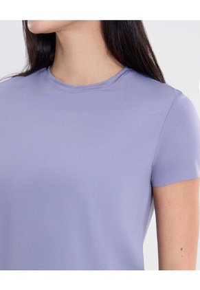 Camiseta Training Con Bonding  Para Mujer Lila Atmos