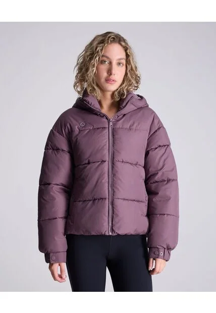 Chaqueta Para Mujer Acolchada Color Morado Marca Atmos #31080028