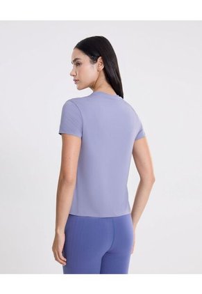 Camiseta Training Con Bonding  Para Mujer Lila Atmos