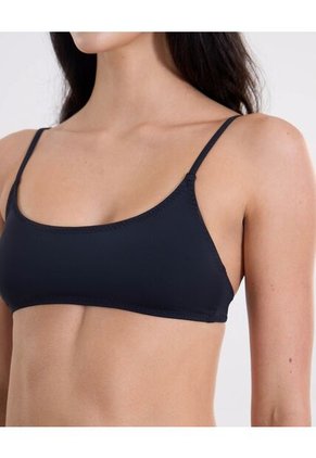 Top Deportivo Ajuste Posterior Para Mujer Negro Atmos
