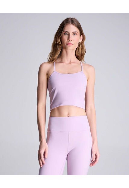 Crop Top Para Mujer Manga Sisa Color Rosa Marca Atmos #31090155