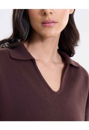 Saco Tejido Cuello V Estructurado Para Mujer Crema Atmos