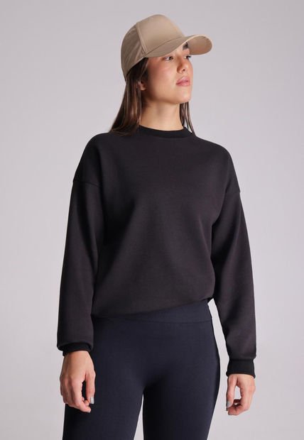 Buzo Para Mujer Cuello Redondo Color Negro Marca Atmos #31060021