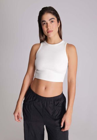 Camiseta Para Mujer Manga Sisa Color Marfil Marca Atmos #31090144 Atmos