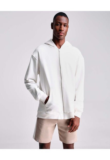 Buzo Para Hombre Hoodie Color Marfil Marca Atmos #32060041