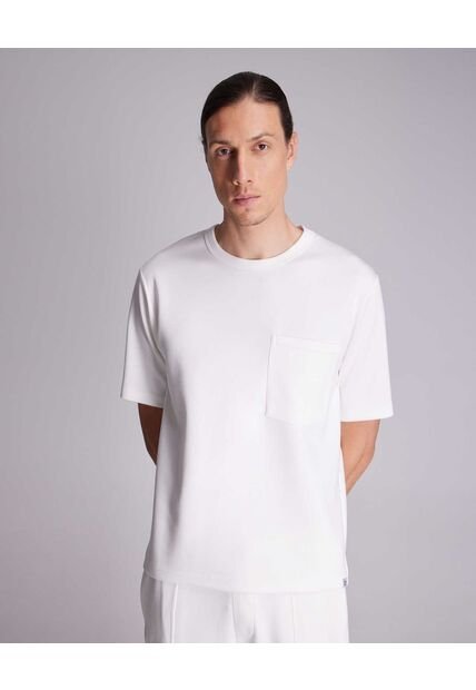 Camiseta Para Hombre Manga Corta Color Marfil Marca Atmos #32090152