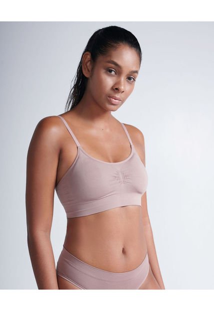Top Para Mujer Top Color Café  Marca Atmos #31220030