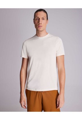 Camiseta Para Hombre Manga Corta Color Crema Marca Atmos #32090138