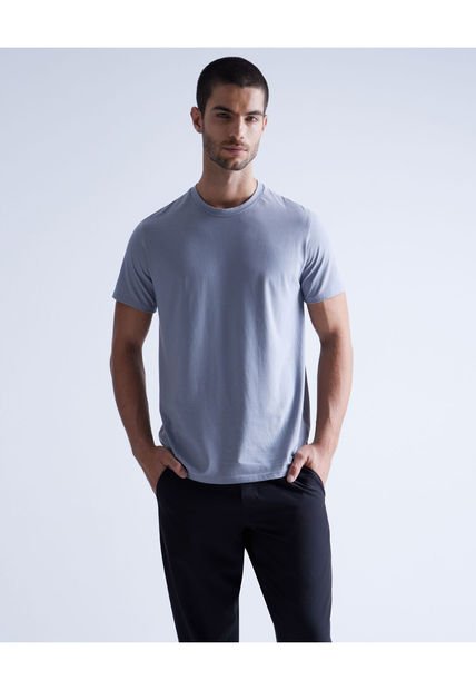 Camiseta Para Hombre Manga Corta Color Gris  Marca Atmos #32090065
