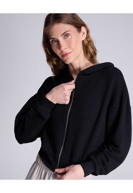 Buzo Para Mujer Zipper Color Negro Marca Atmos #31060023