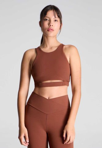 Top Para Mujer Top Color Café  Marca Atmos #31220119 Atmos