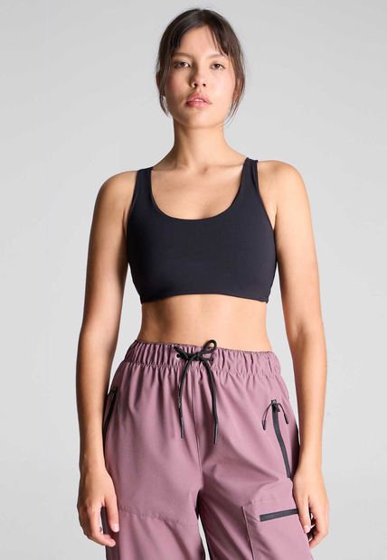 Top Para Mujer Top Color Negro Marca Atmos #31220110