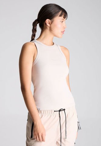 Camiseta Para Mujer Manga Sisa Color Beige Marca Atmos #31090171 Atmos