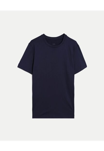 Camiseta Training Comfort Ligera  Para Hombre Azul Atmos