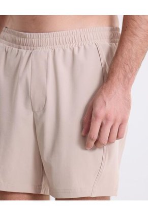 Bermuda Training Larga Con Biker Para Hombre Beige Atmos