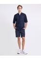 Polo Tejida Cuello Clásico  Para Hombre Azul Atmos de Atmos