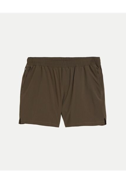 Bermuda Training 5 Pulgadas Con Brief  Para Hombre Verde Atmos