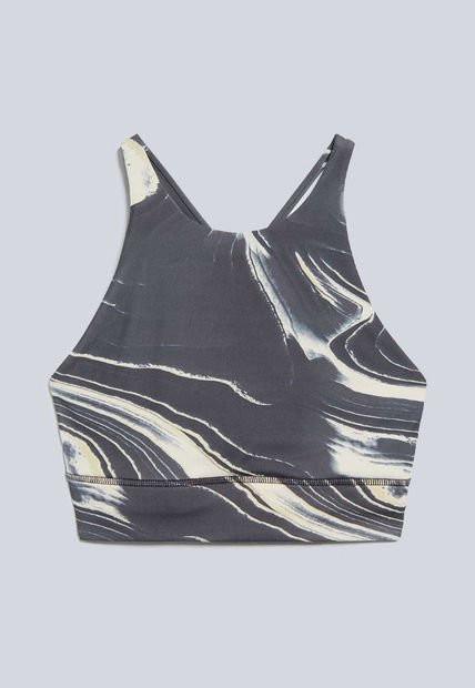 Top Para Mujer Top Color Gris Oscuro Marca Atmos #31220101