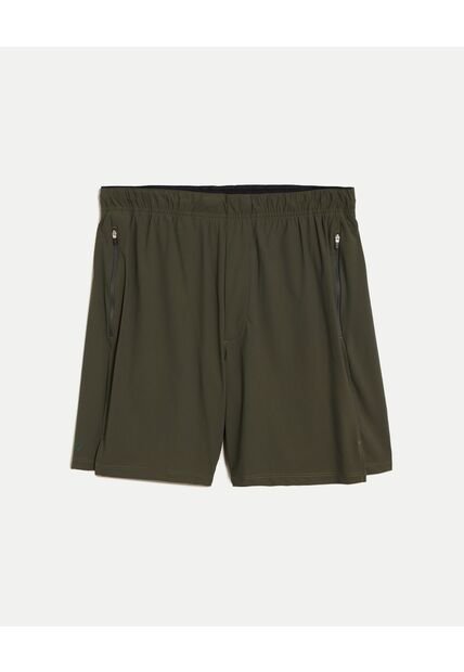 Short Training Con Biker Interno De 7 Pulgadas  Para Hombre Verde Atmos