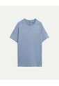 Camiseta Deportiva Texturizada  Para Hombre Azul Atmos de Atmos