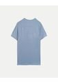 Camiseta Deportiva Texturizada  Para Hombre Azul Atmos de Atmos
