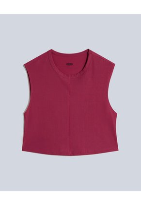 Camiseta Para Mujer Manga Corta Color Fucsia Marca Atmos #31090152