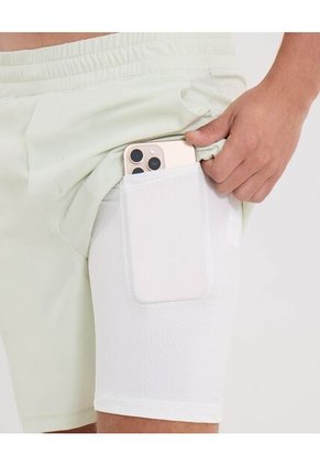 Bermuda Para Hombre Deportiva Largo Color Verde Marca Atmos #32100113