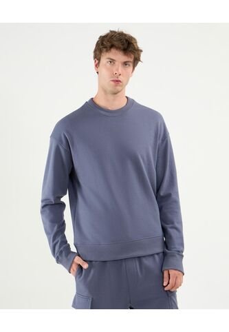 Buzo Para Hombre Cuello Redondo Color Azul Marca Atmos #32060055 Atmos