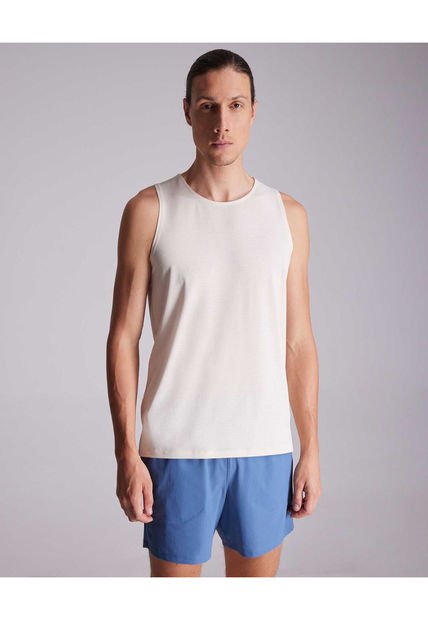 Camiseta Para Hombre Manga Sisa Color Beige Marca Atmos #32090129