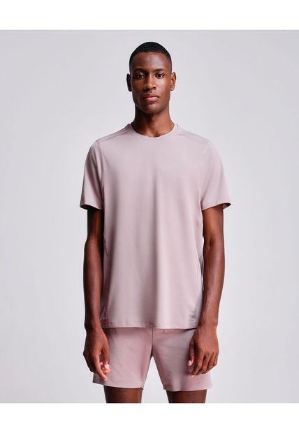 Camiseta Para Hombre Manga Corta Color Lila Marca Atmos #32090139