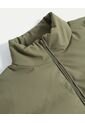 Chaqueta Acolchada Pu Cuello Alto  Para Hombre Verde Atmos de Atmos