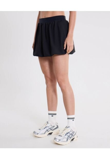 Falda Training Globo Con Biker  Para Mujer Negro Atmos