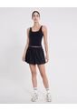 Falda Training Globo Con Biker  Para Mujer Negro Atmos de Atmos
